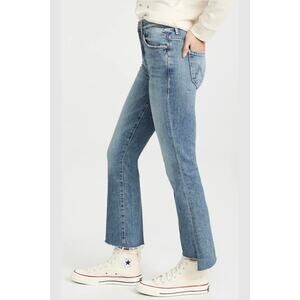 MOTHER Insider Step Fray size 27 Scenic Route Cropped Jeans